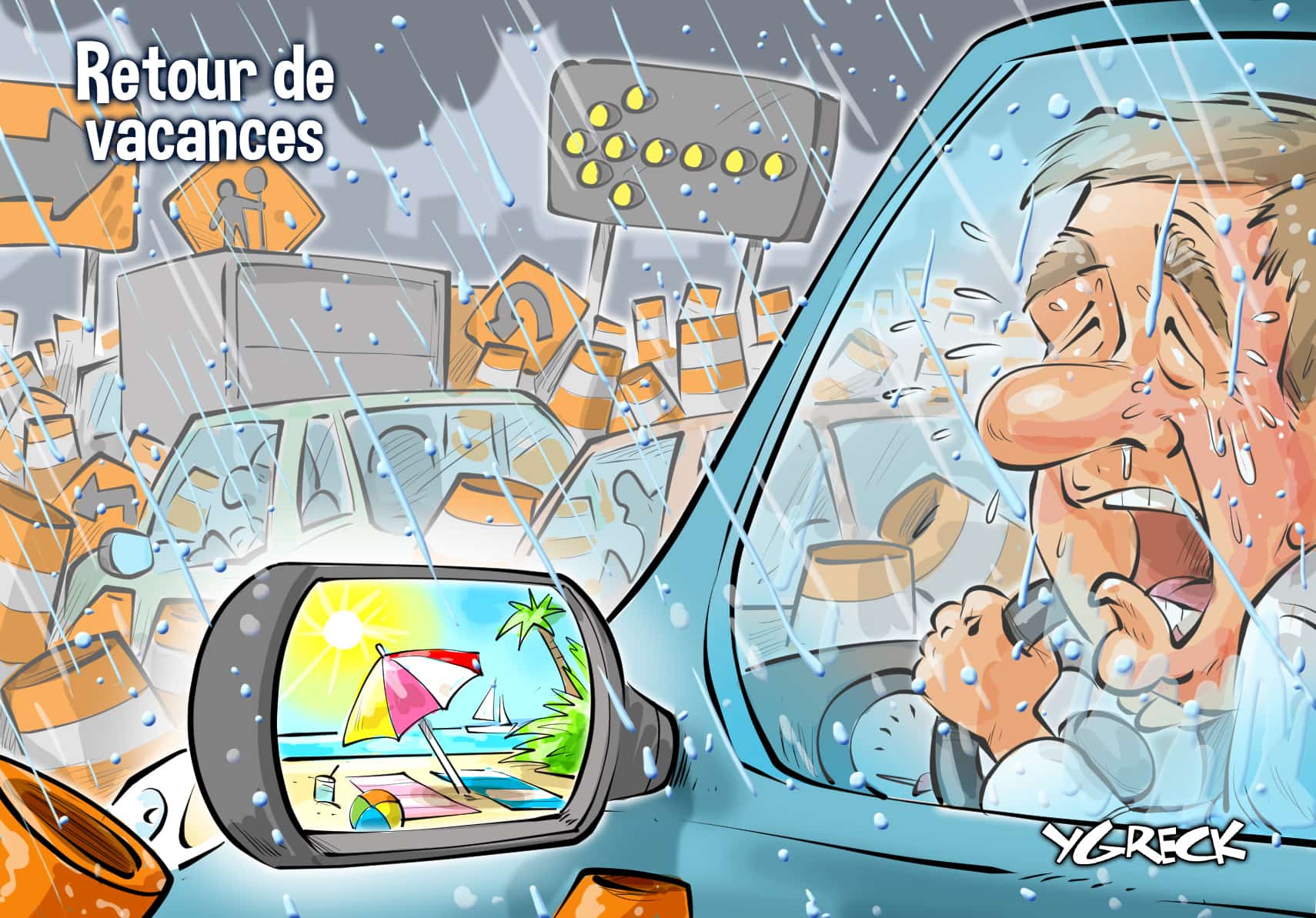 La caricature d'Ygreck