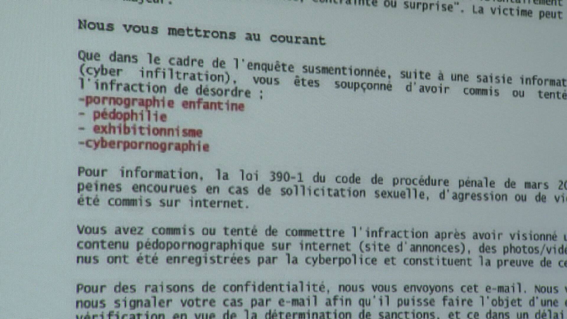 Accusés de «pornographie juvénile» par la «SQ»: une arnaque fait des ...