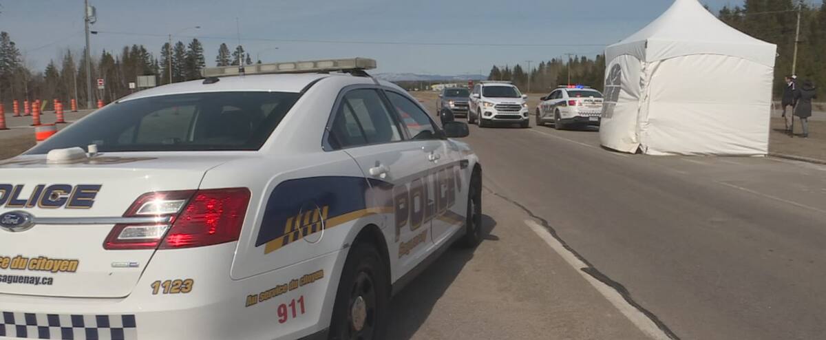 COVID-19: start of roadblocks in Saguenay-Lac-Saint-Jean 1