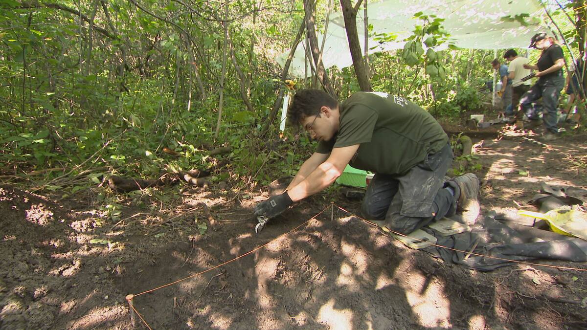 Des archéologues au Poste-de-Traite-de-Chicoutimi