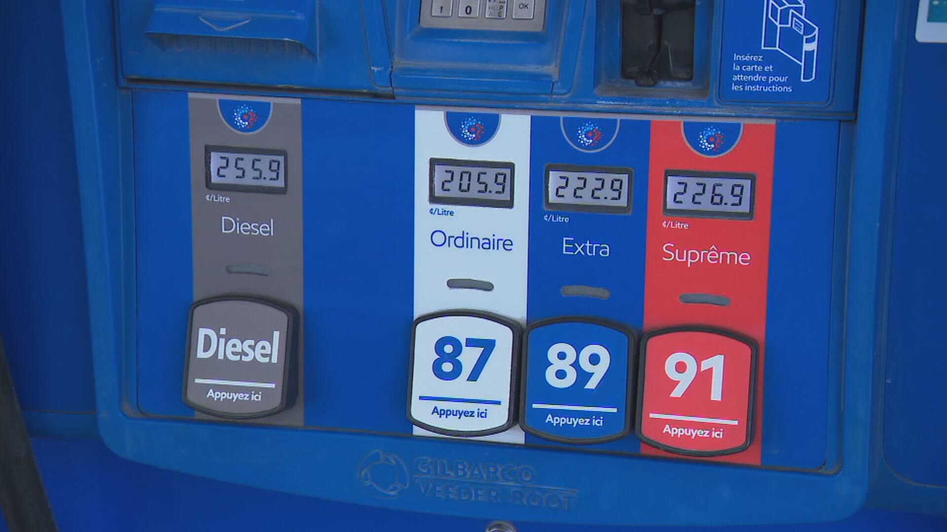 Prix de l’essence la barre des 2,00 passée presque partout au Québec