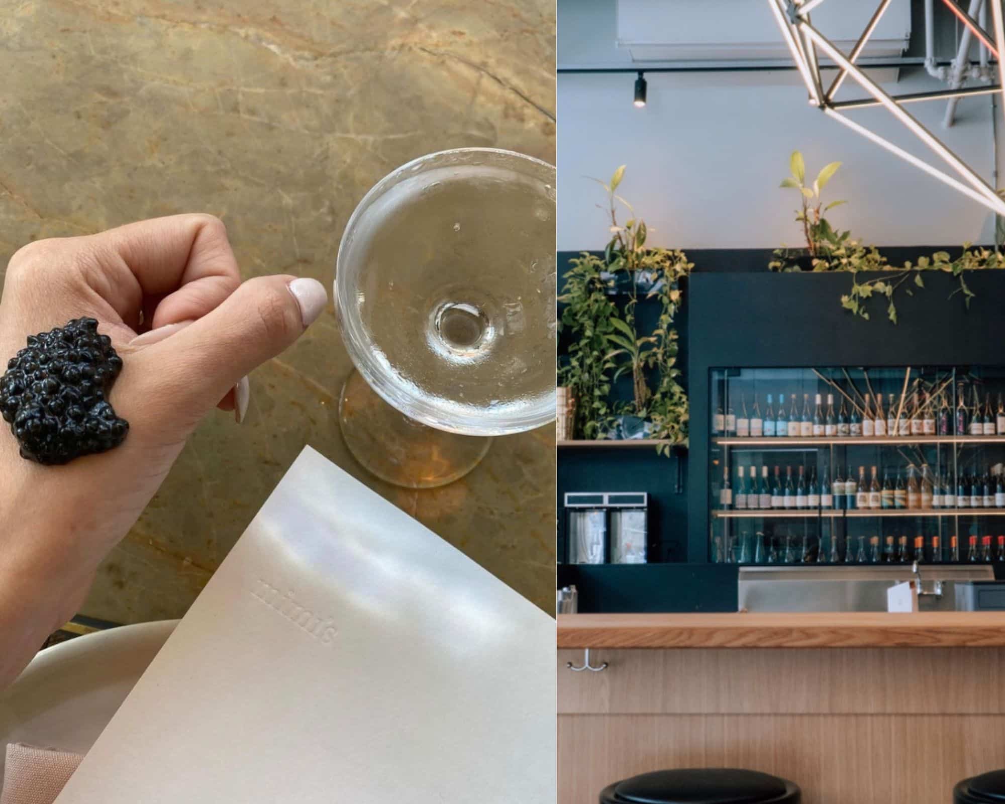 Un shooter vodka-caviar 