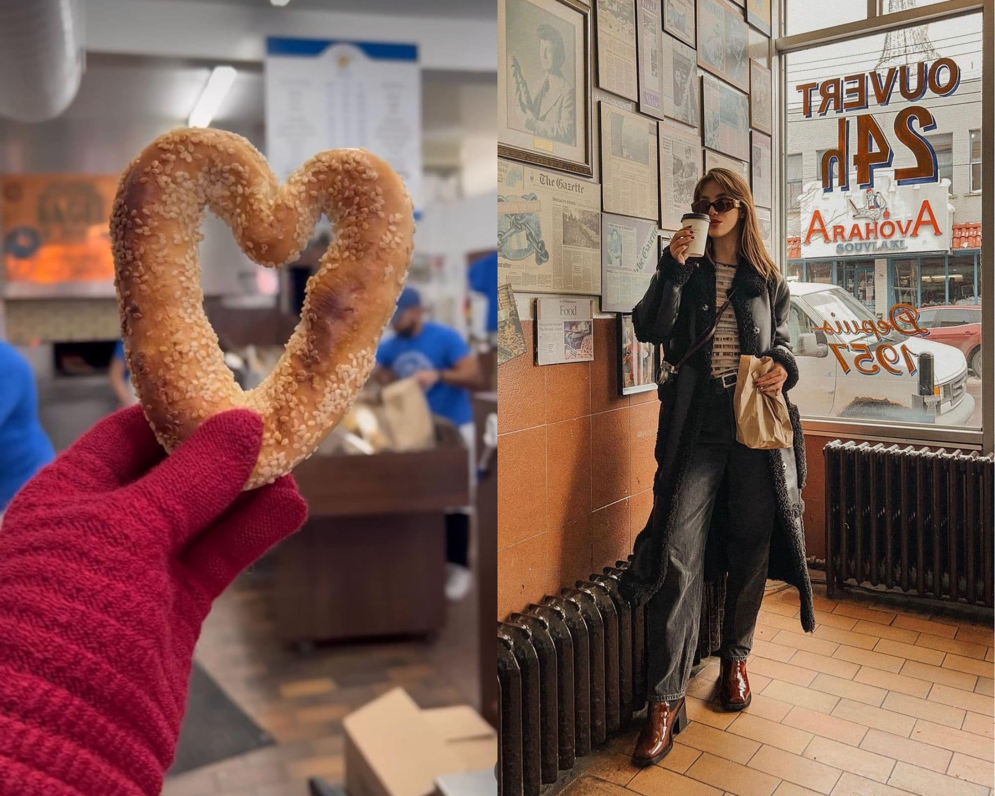 St-Viateur Bagel vend des bagels en forme de coeur