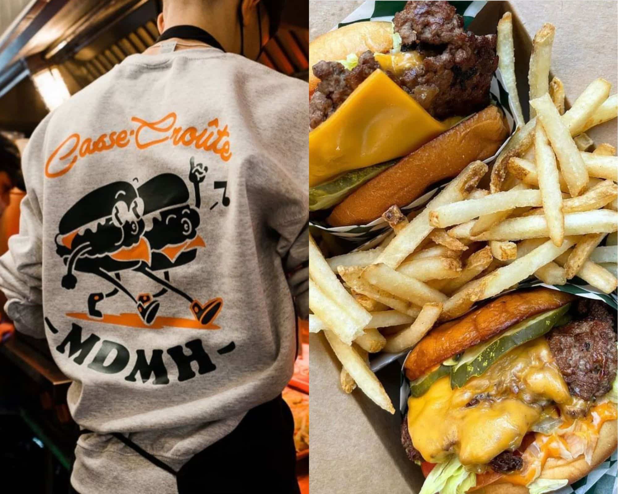 Un nouveau casse-croûte avec des smash burgers