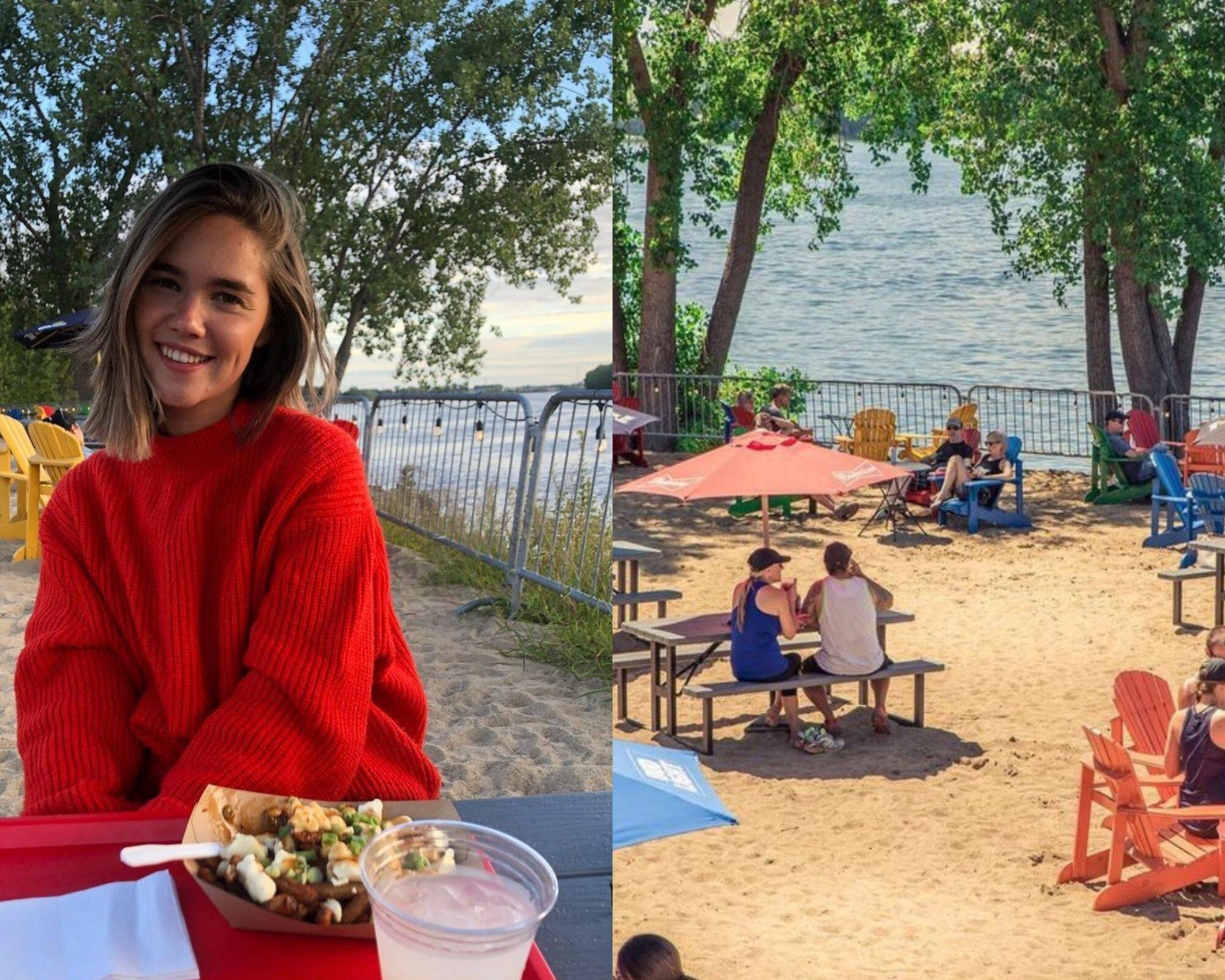 Une plage avec cantine à 15 minutes de Montréal 