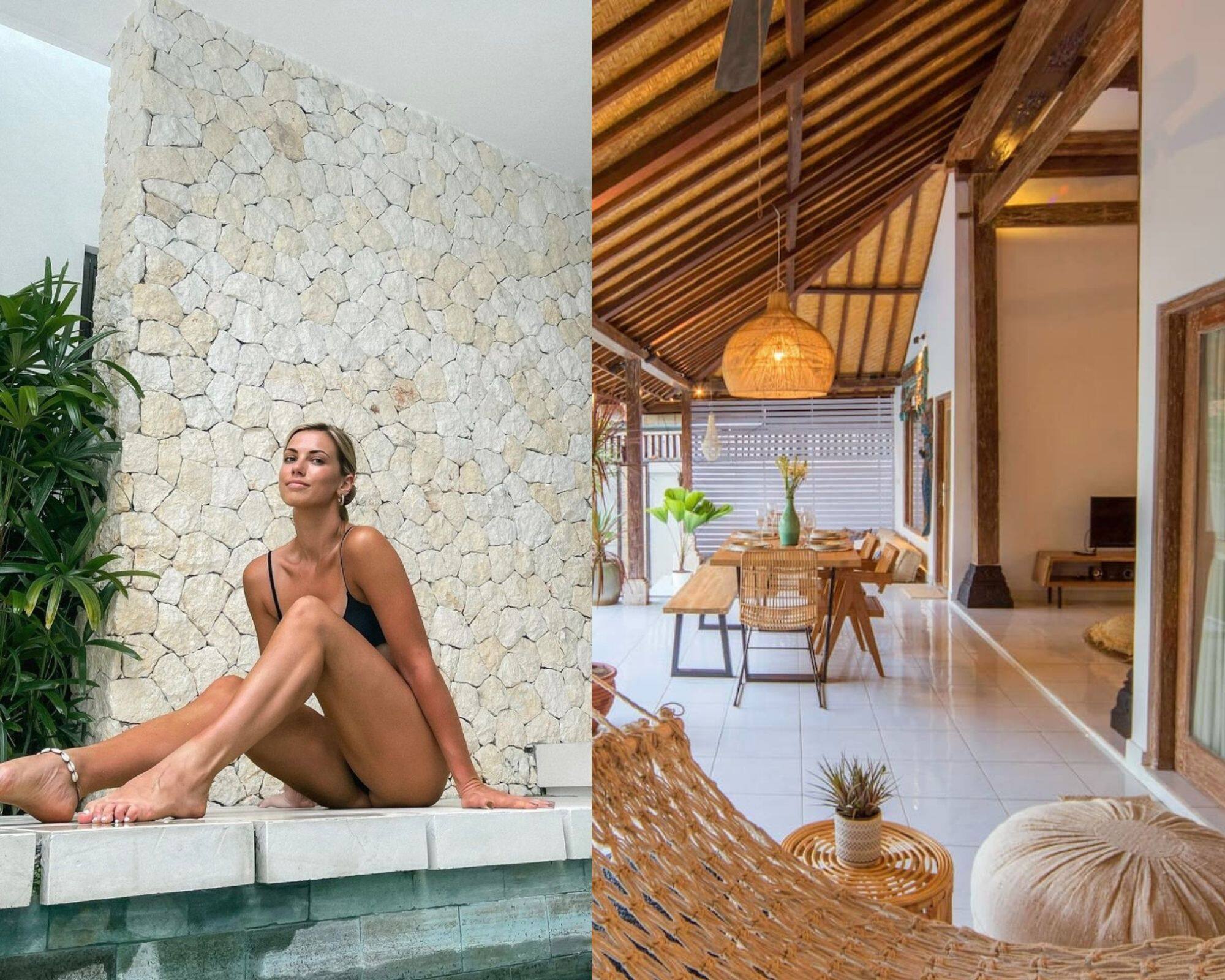 Une villa boho avec une piscine à 124$ par nuit
