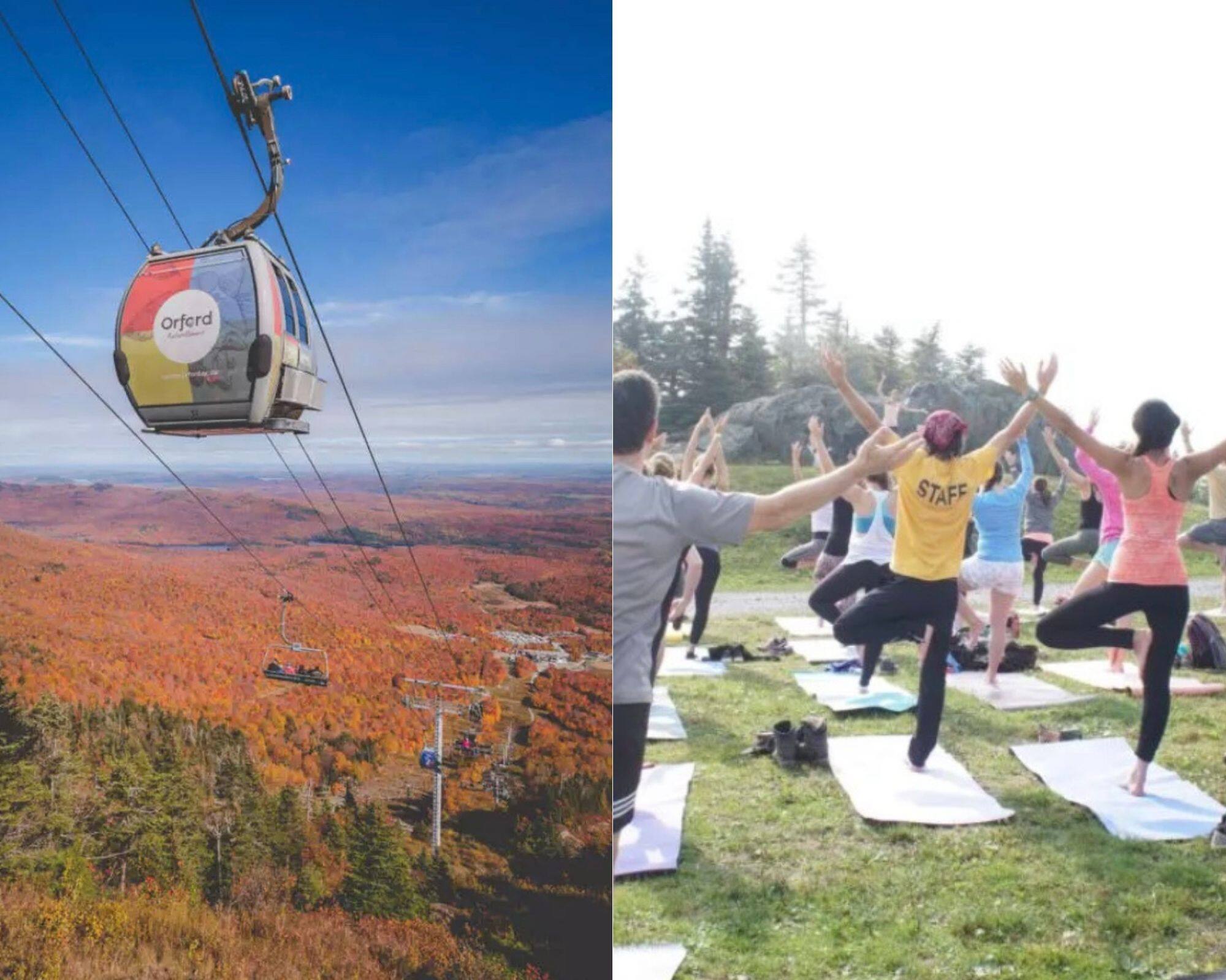 Du yoga au sommet du Mont-Orford pour 5$ 