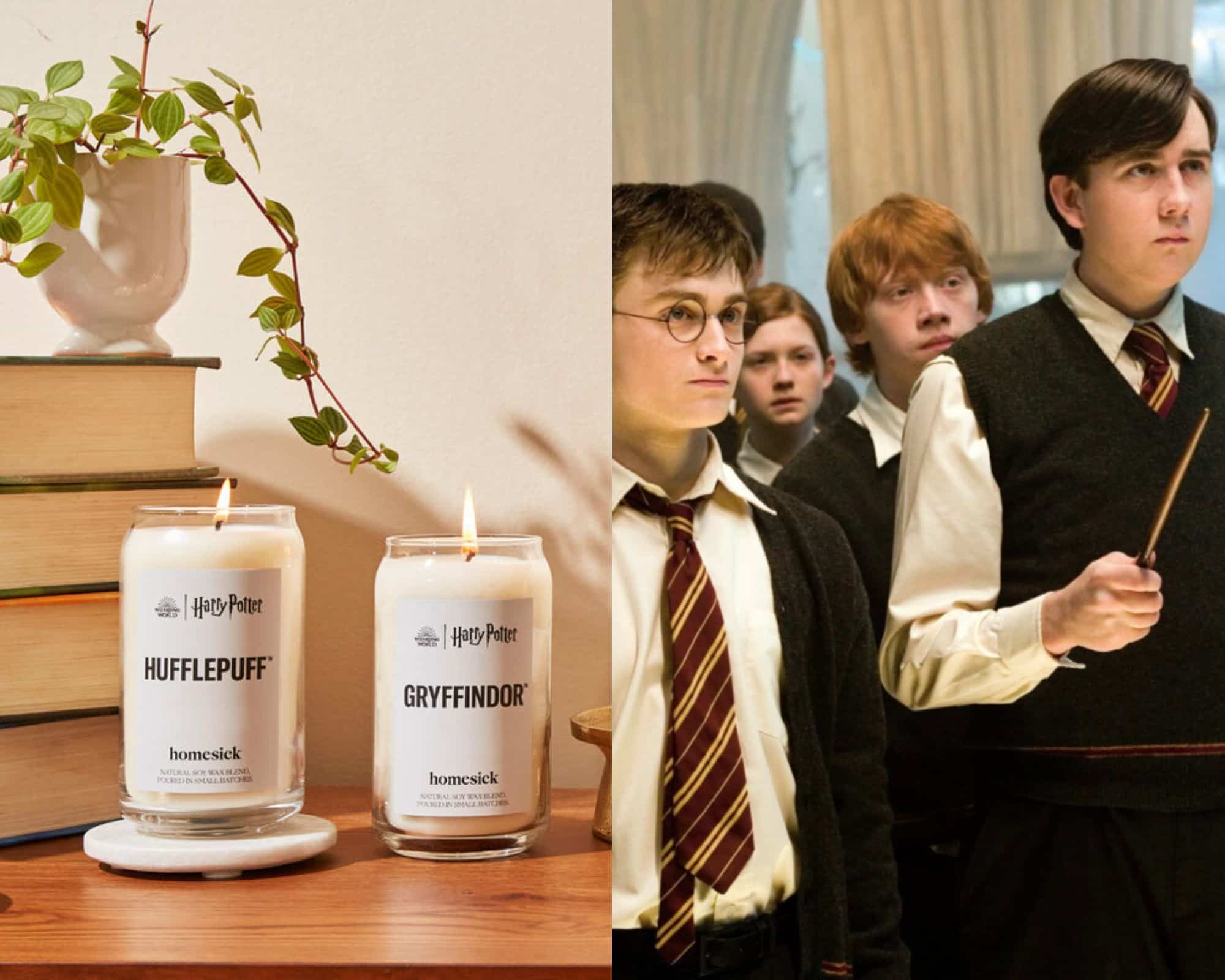 Des bougies inspirées des maisons d’Harry Potter