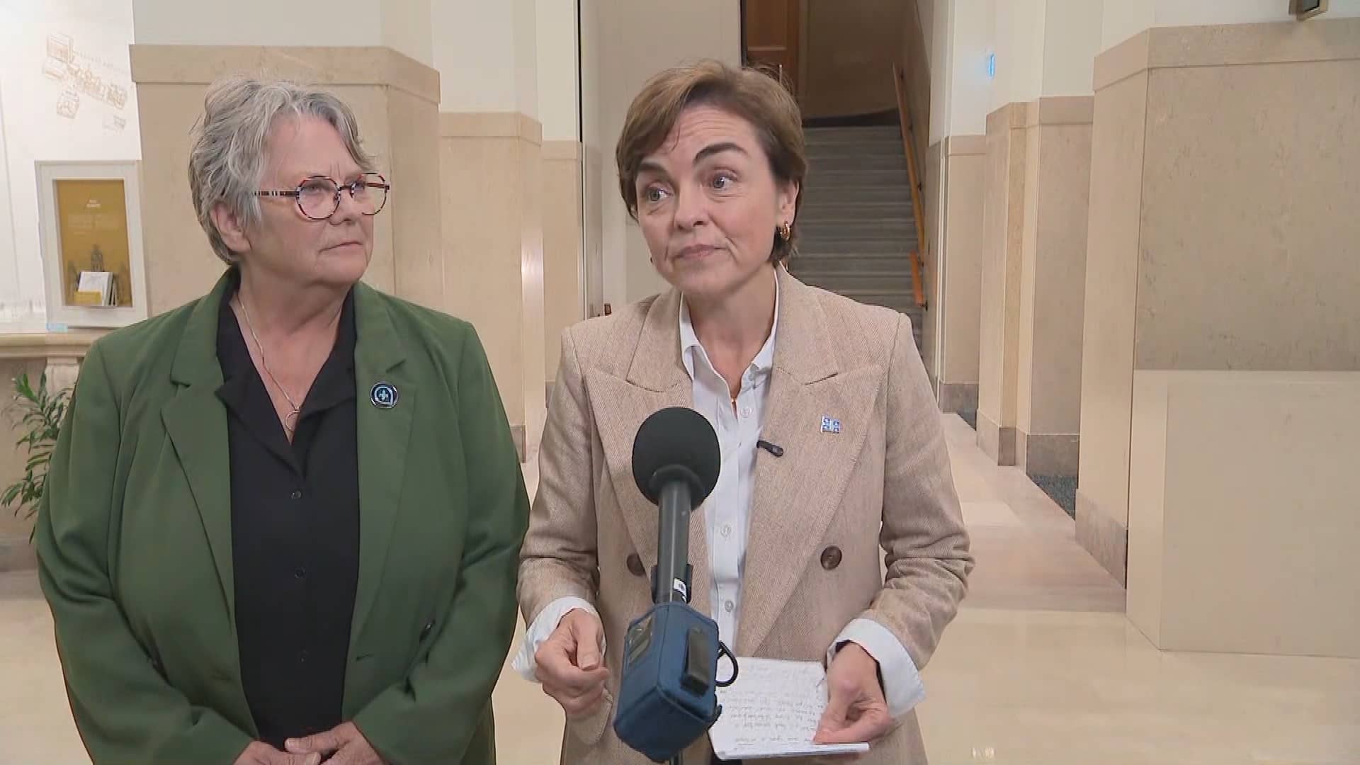 Christine Fréchette promet un plan national contre l'itinérance après la découverte d'un bébé dans un campement à Montréal
