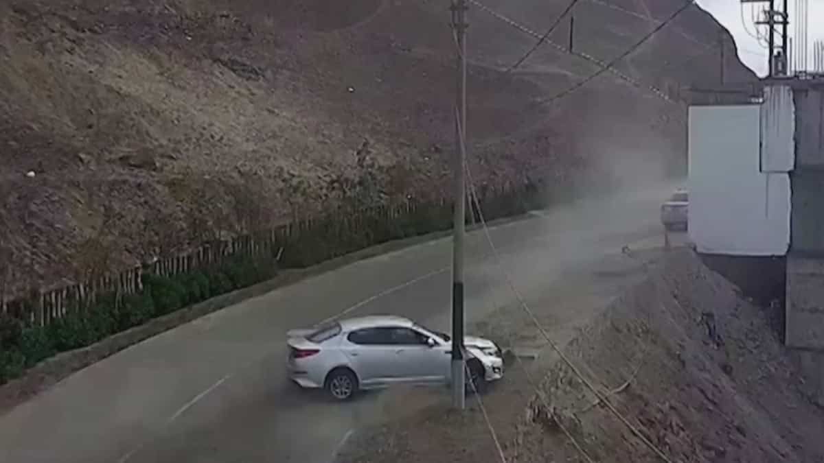 Il sort presque indemne d’un spectaculaire accident