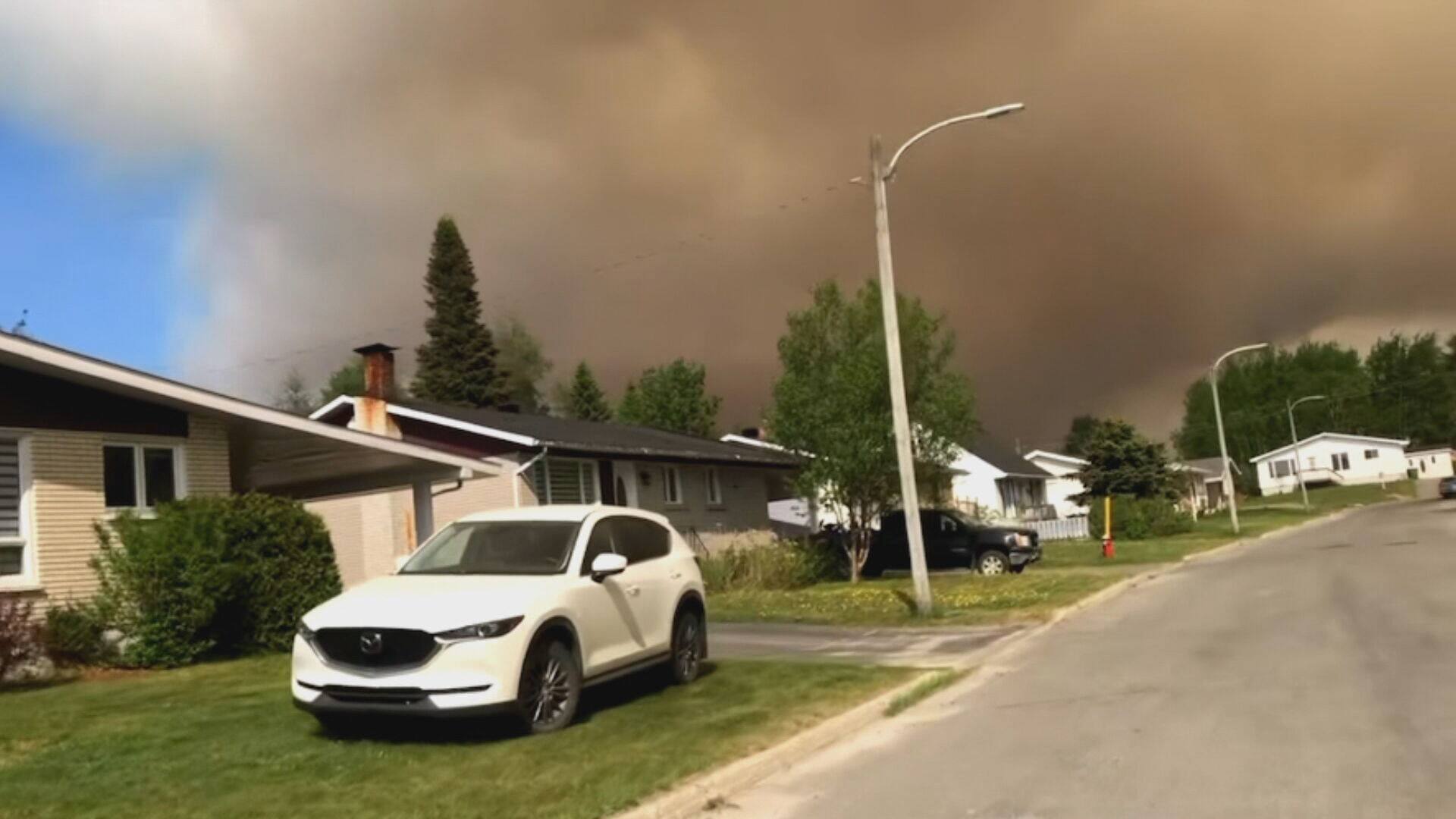 Feux de forêt LebelsurQuévillon toujours sur le pied d'alerte TVA