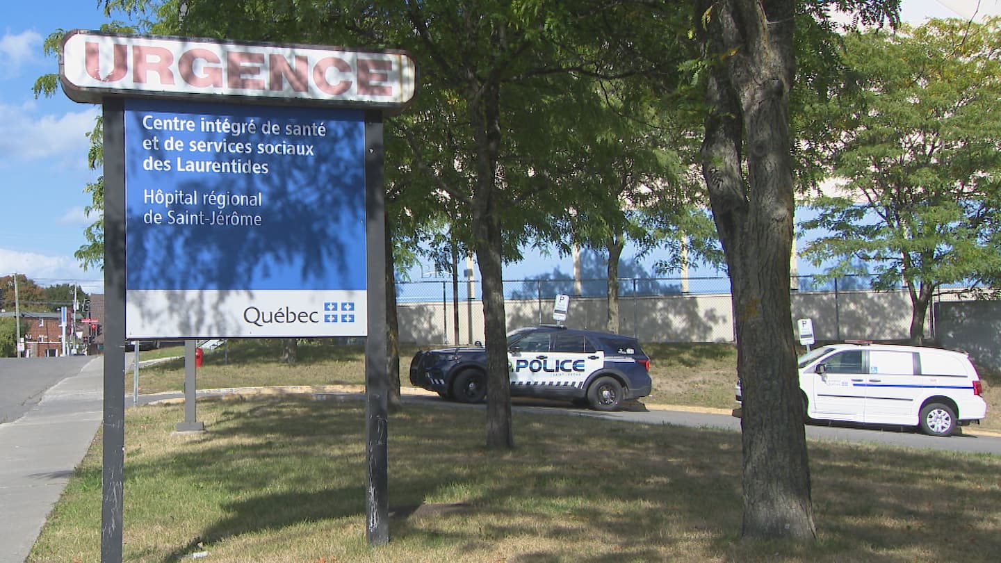 Un individu poignardé devant l'hôpital de Saint-Jérôme dimanche matin