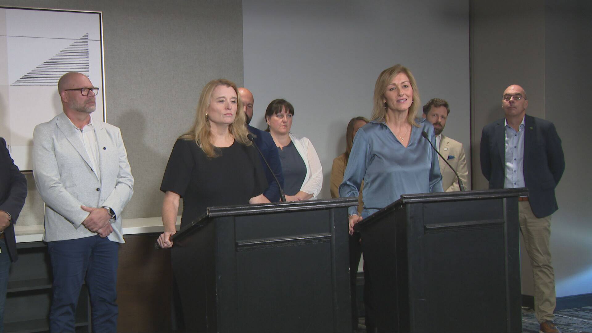 Front commun des syndicats contre le gouvernement Legault