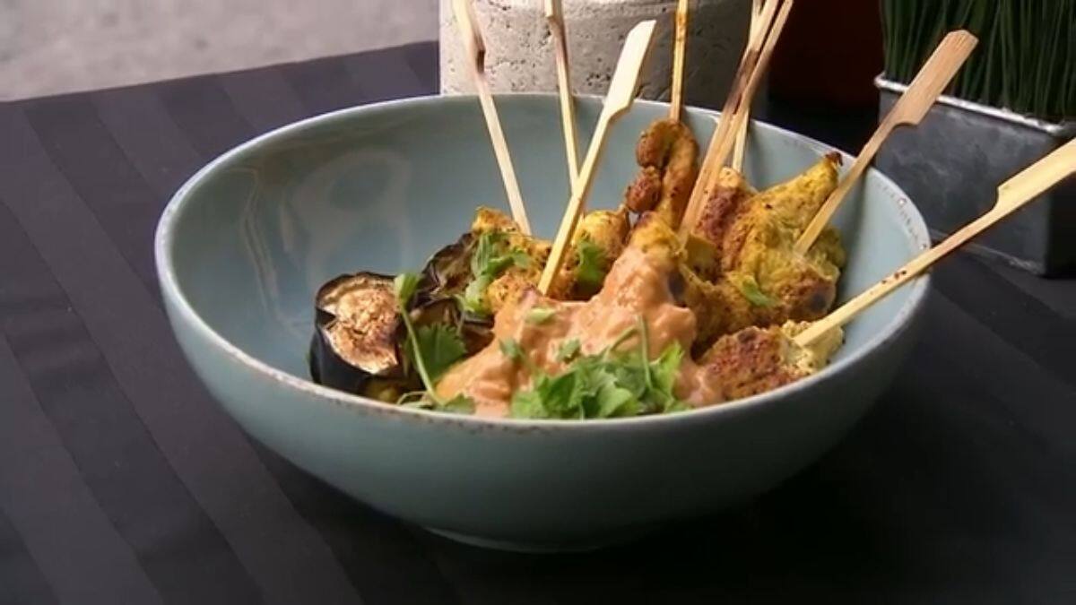 Poulet sauce aux arachides