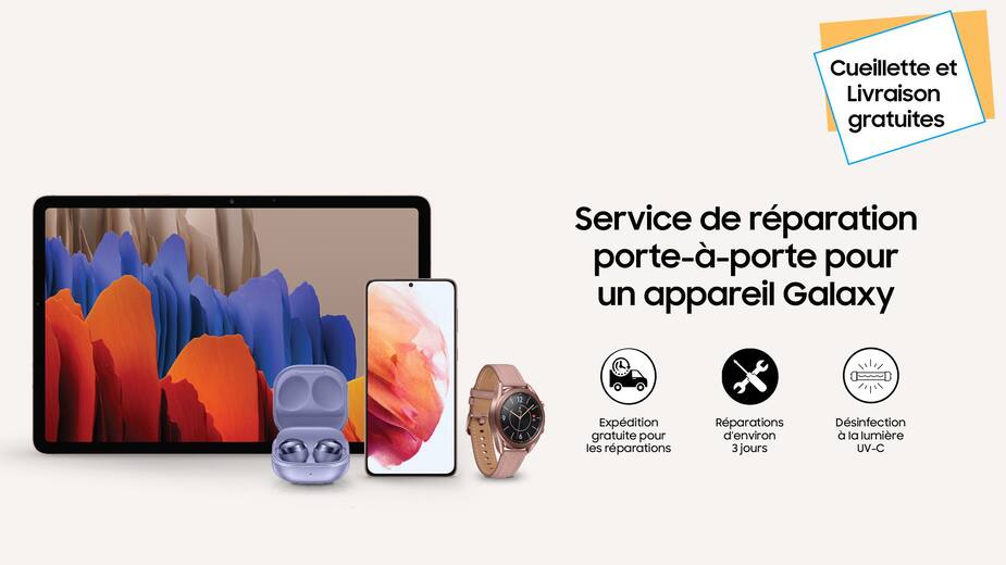 Image principale de l'article Samsung étoffe son service de réparation