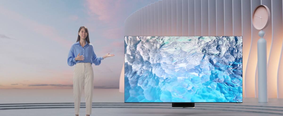 Samsung présente ses nouveaux téléviseurs Neo 8K QLED, dont une télécommande sans pile