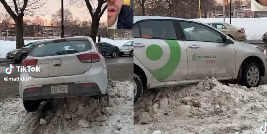Image principale de l'article Cette Communauto mal stationnée intrigue