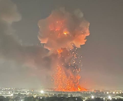 [VID&Eacute;O] Puissante explosion pr&egrave;s de l&rsquo;a&eacute;roport de Tachkent, en Ouzb&eacute;kistan
