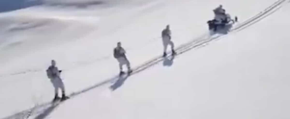A video of Hezbollah on skis ignites the Lebanese network A video of Hezbollah on skis ignites the Lebanese network