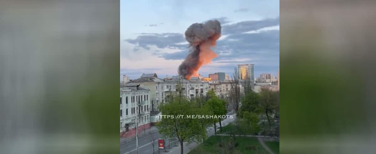 Bombardements à Kyïv lors de la visite du secrétaire général de l'ONU