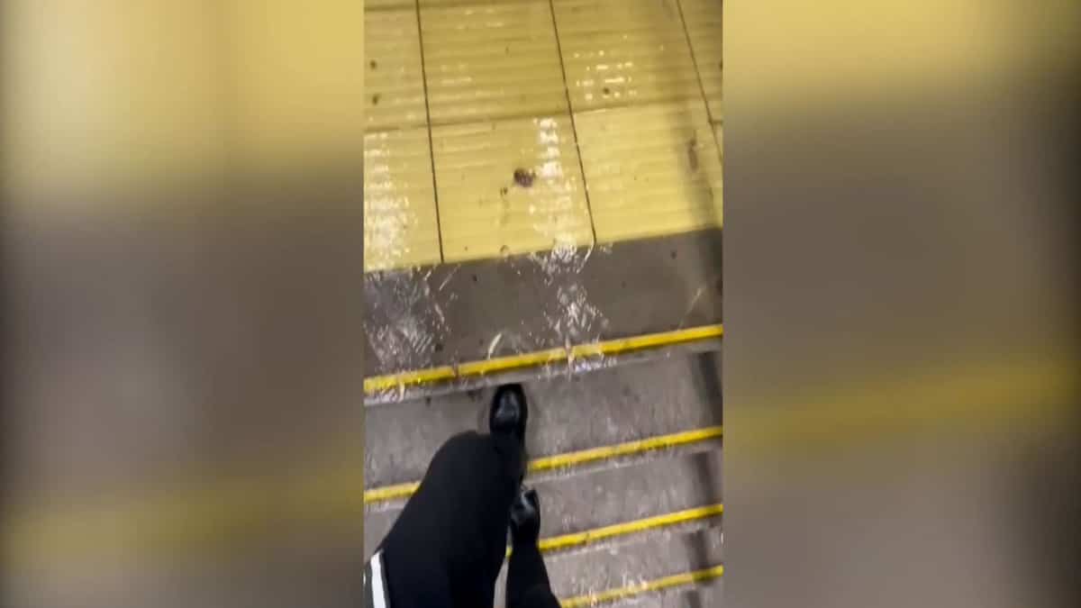 See | Heavy rain floods Madrid metro See | Heavy rain floods Madrid metro