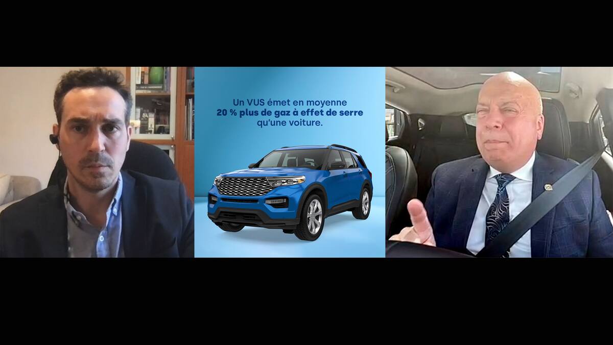 La campagne anti-VUS d'Équiterre choque les concessionnaires