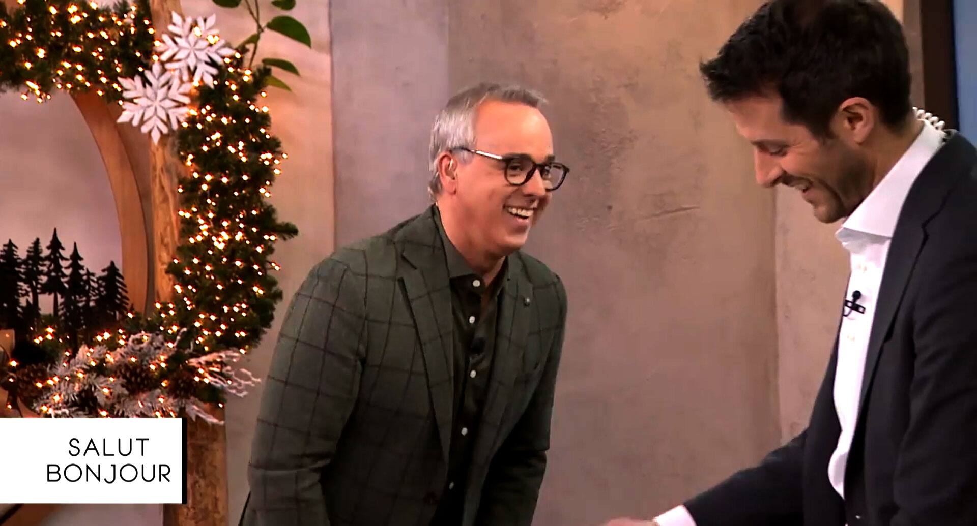 EN VID&Eacute;O | Surprise de taille pour Gino Chouinard pendant &laquo;Salut Bonjour&raquo;