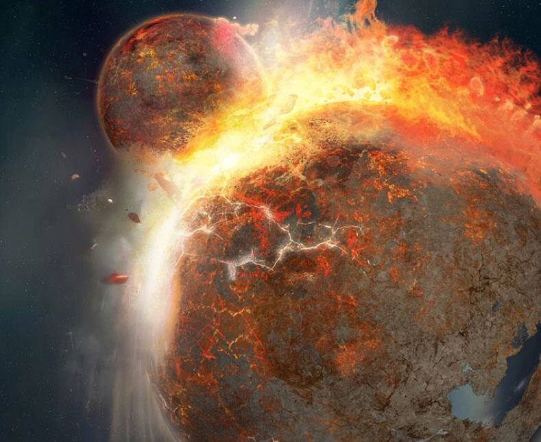 La Terre abrite peut-&ecirc;tre de gros morceaux d'une autre plan&egrave;te