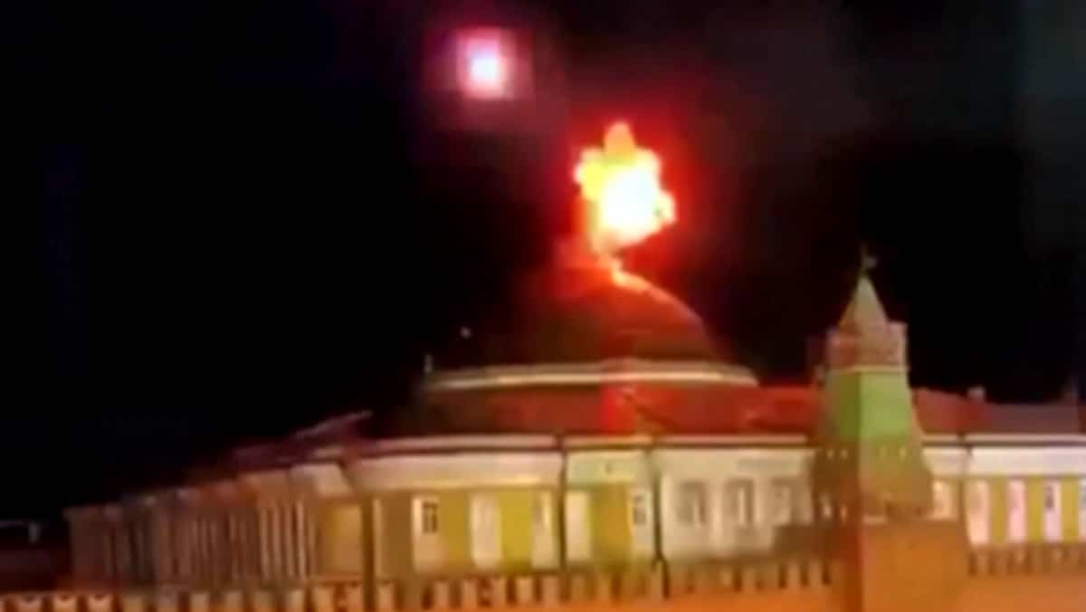 The Kremlin accuses Washington of being behind an alleged drone attack The Kremlin accuses Washington of being behind an alleged drone attack