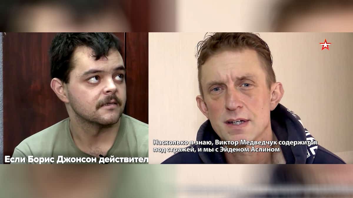 La télé russe diffuse des vidéos de Britanniques capturés