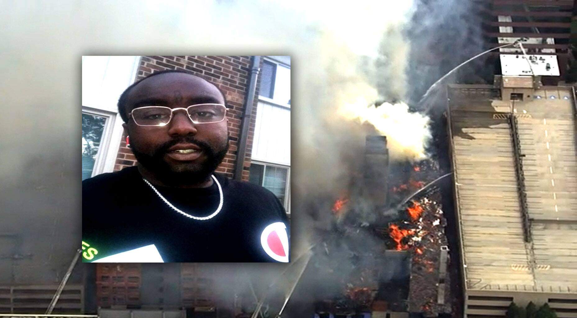 Incendie sur un chantier: il publie en direct sur Facebook avant de ...