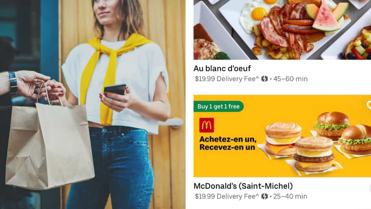 Les frais de livraison explosent à 19$ sur Uber Eats à cause de la ...