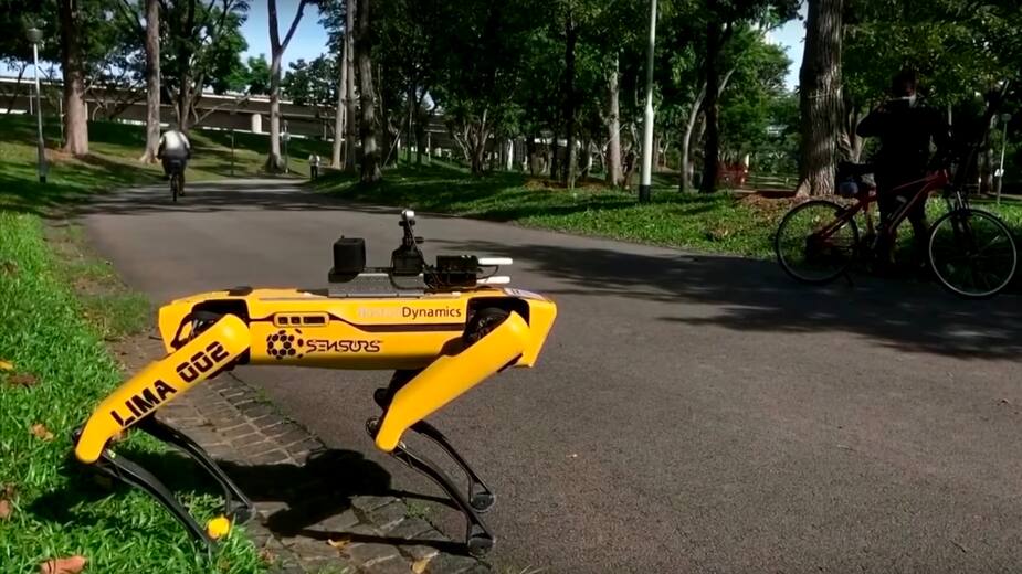 Image principale de l'article Des chiens robots pour renforcer la distanciation