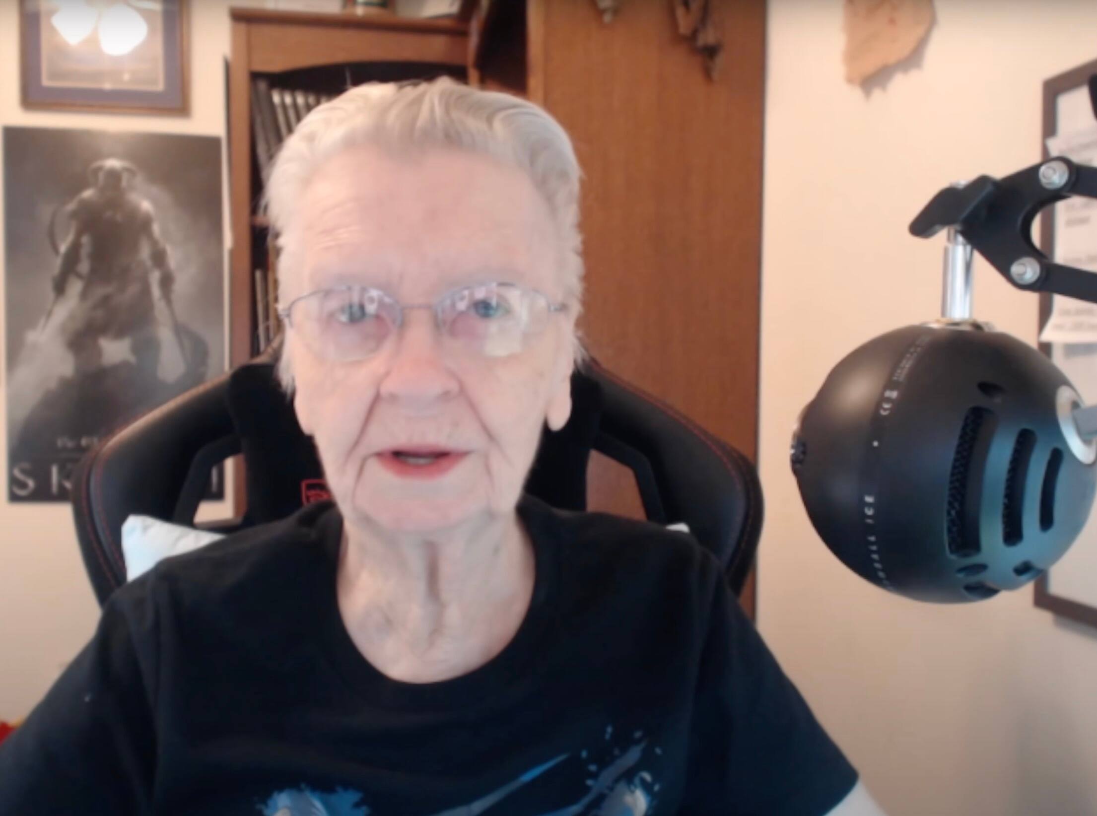 Skyrim Grandma est maintenant Oblivion Remastered Grandma