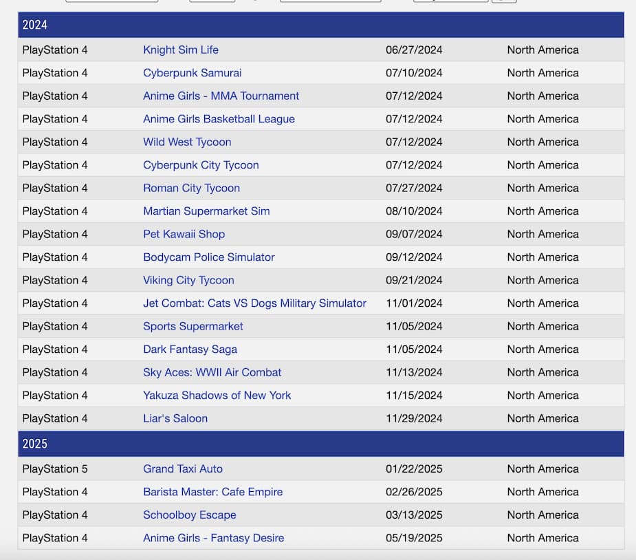 Another screenshot from the developer.