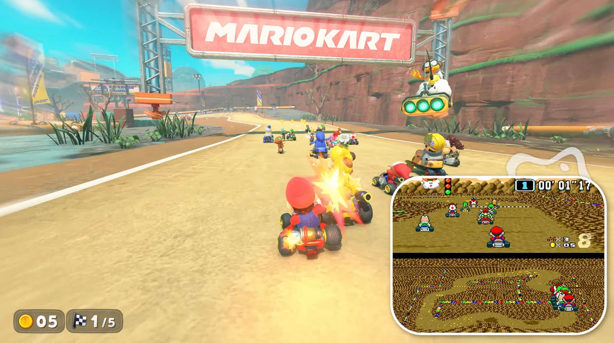 Mario Kart World : 10 circuits rétro dans une mise à jour gratuite