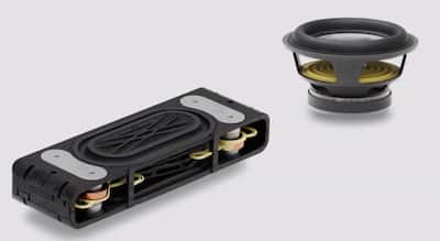 La barra de sonido Sonos Arc Ultra y el subwoofer Sonos Sub 4.