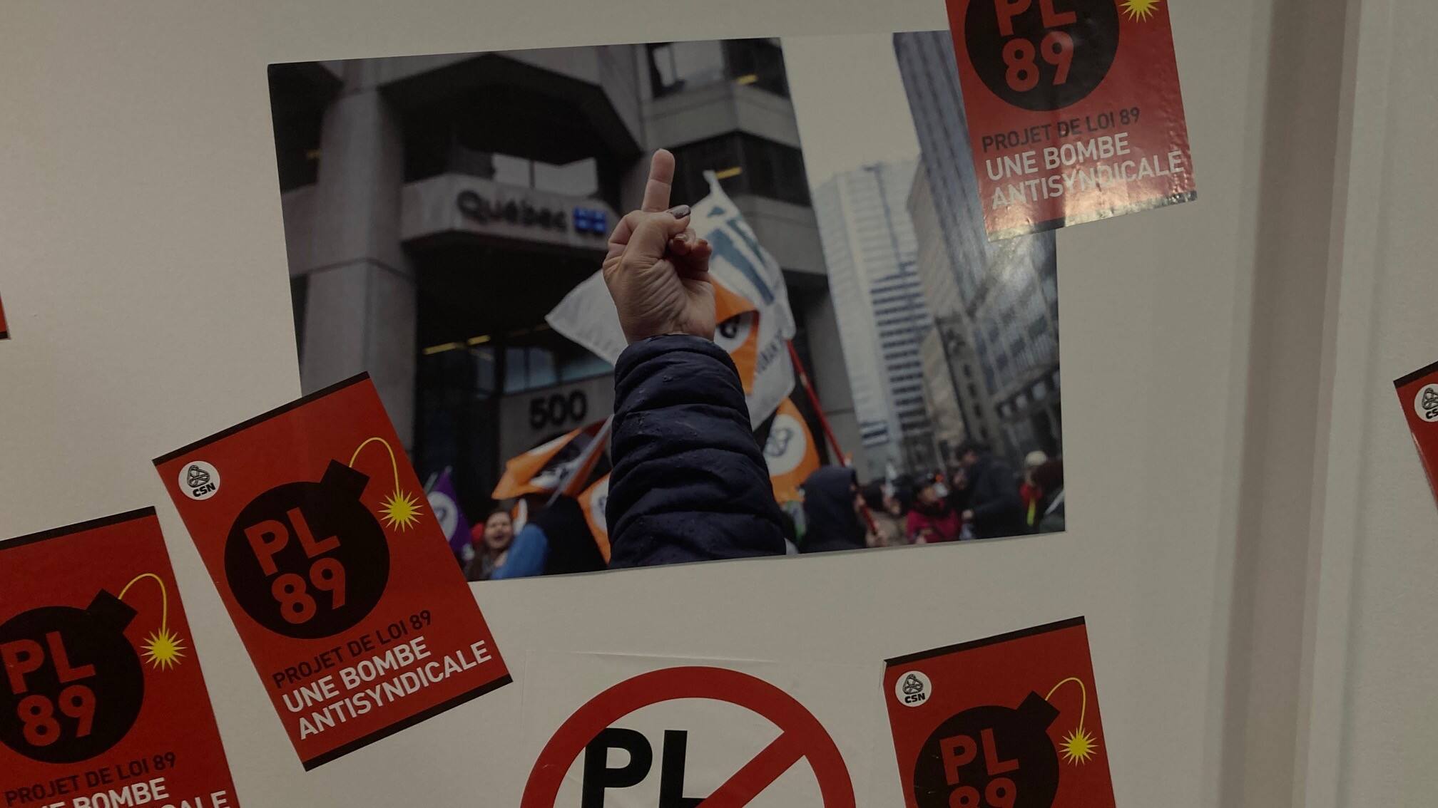 &laquo;Les gens ont eu peur&raquo;: les bureaux du Conseil du patronat vandalis&eacute;s par des syndiqu&eacute;s