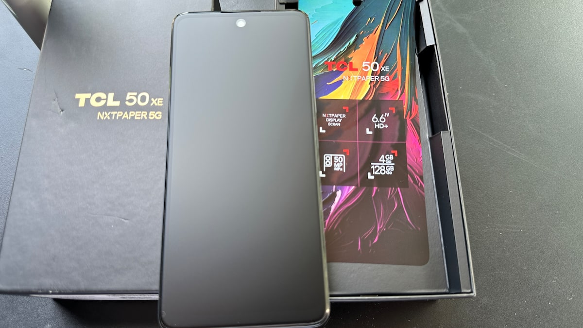 Deux qualités admirables du TCL 50 XE NXTPAPER 5G, son écran et son ...