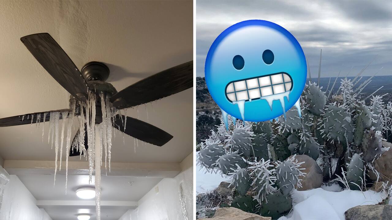 Des images saisissantes de la vague de froid