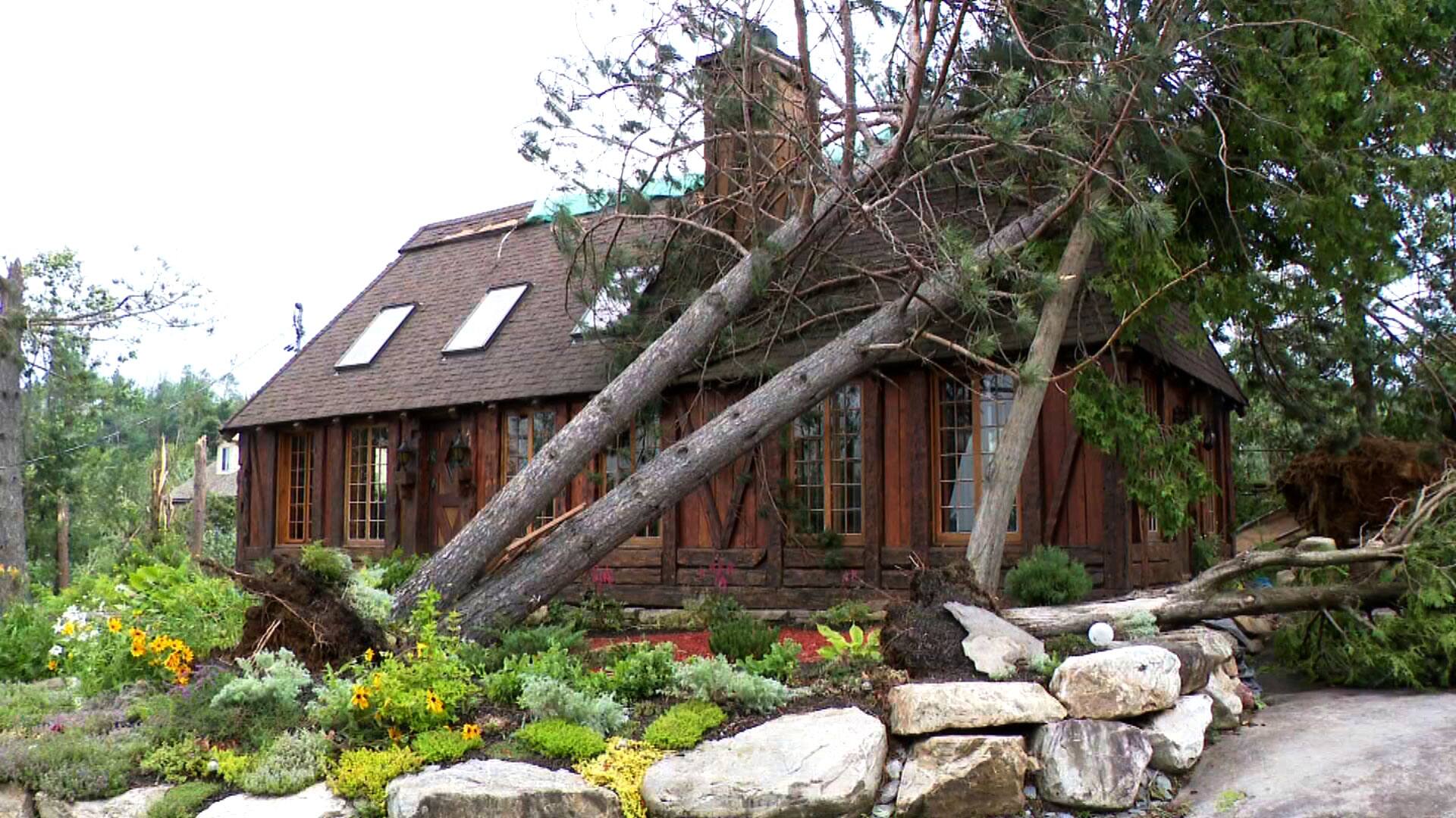 Tornade des résidents de SaintAdolphed’Howard ont subi des chocs