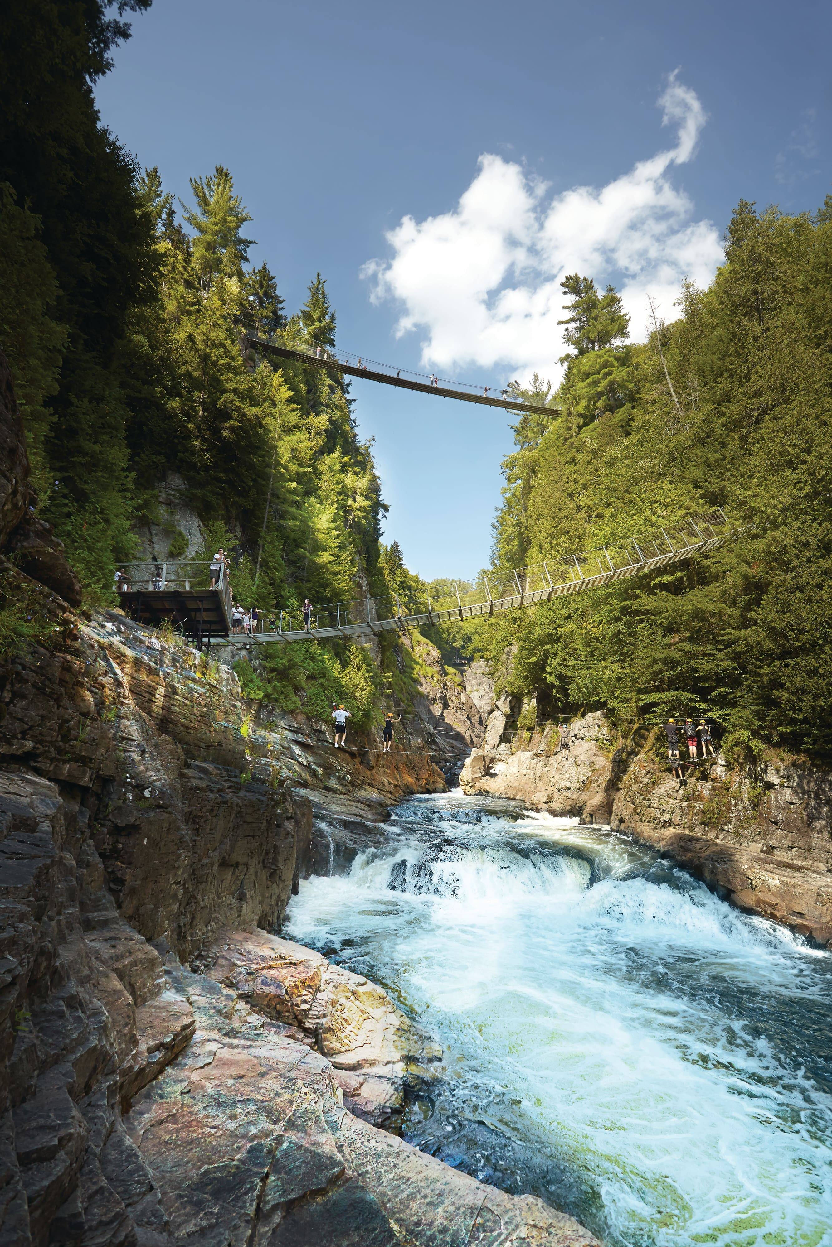 Canyon Sainte-Anne, Côte-de-Beaupré, région de Québec