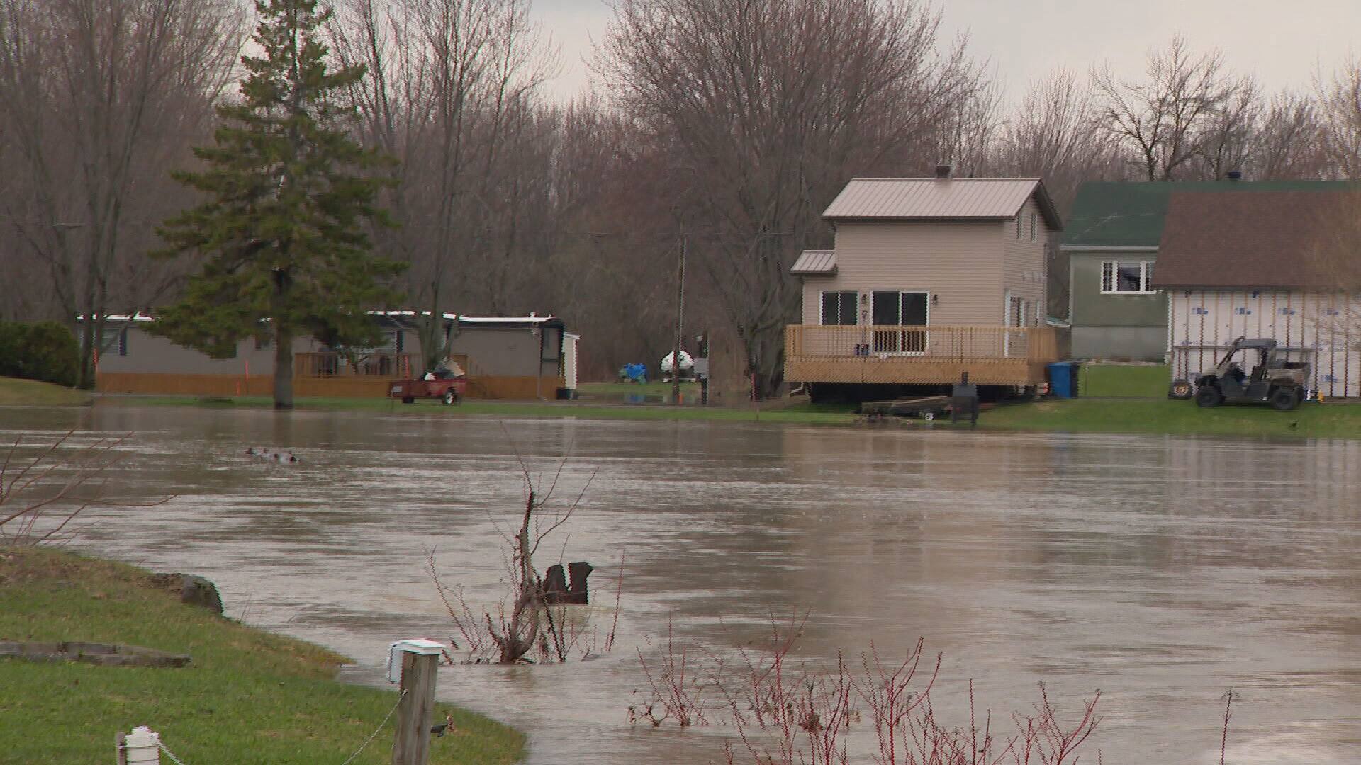 Des inondations mineures en Mauricie TVA Nouvelles