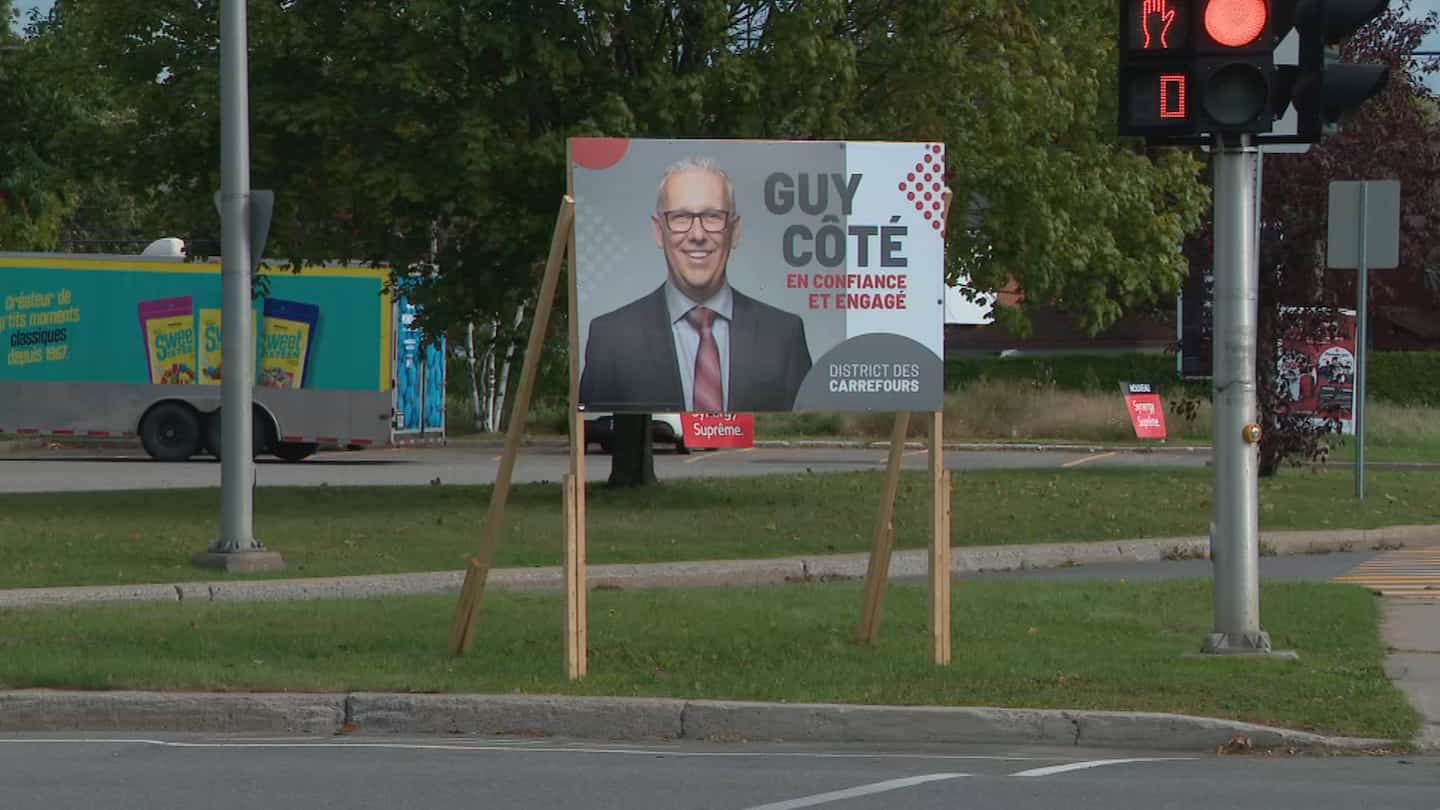 Trois-Rivières: des dizaines d’affiches électorales volées