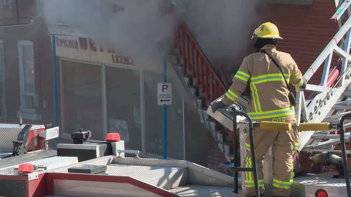 EN IMAGES | Des dégâts majeurs dans un logement touché par un incendie à Trois-Rivières