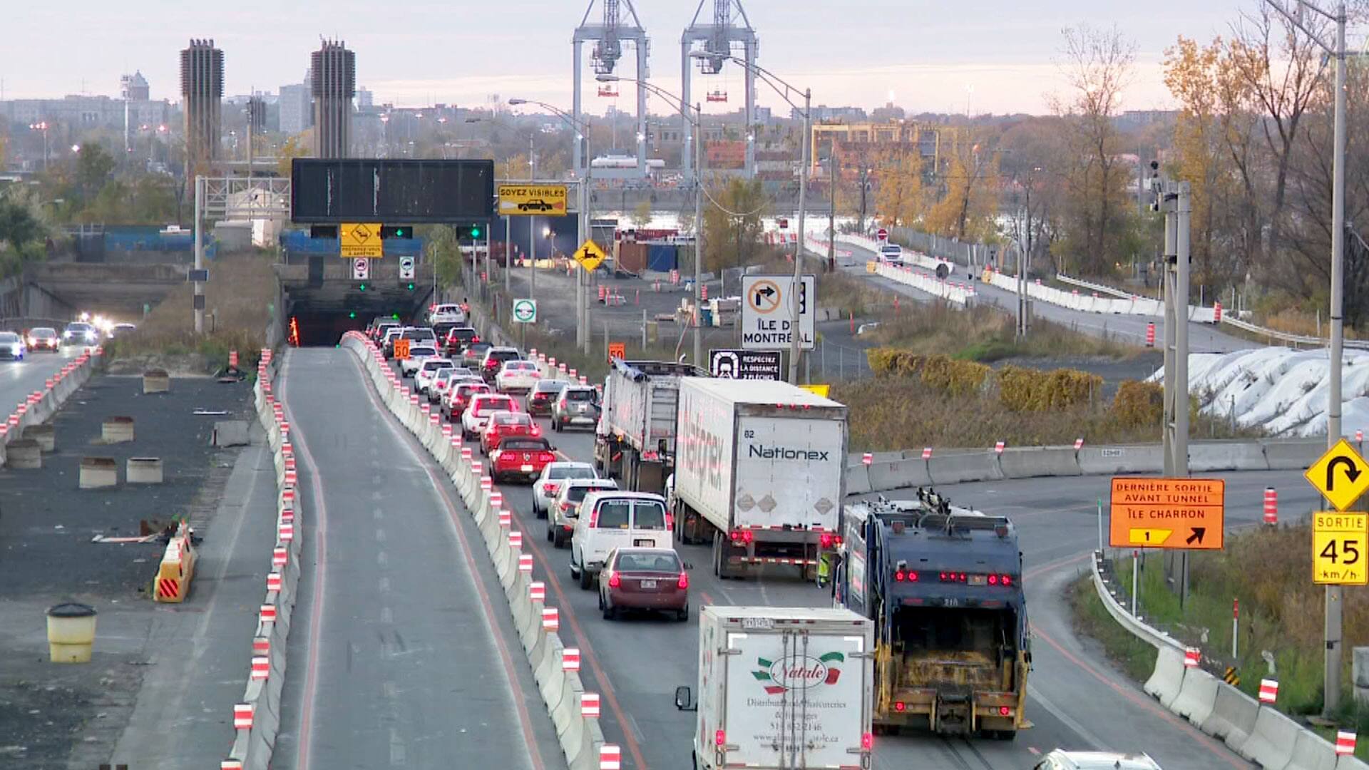 Montréal la circulation sera entravée vers la RiveSud durant le week