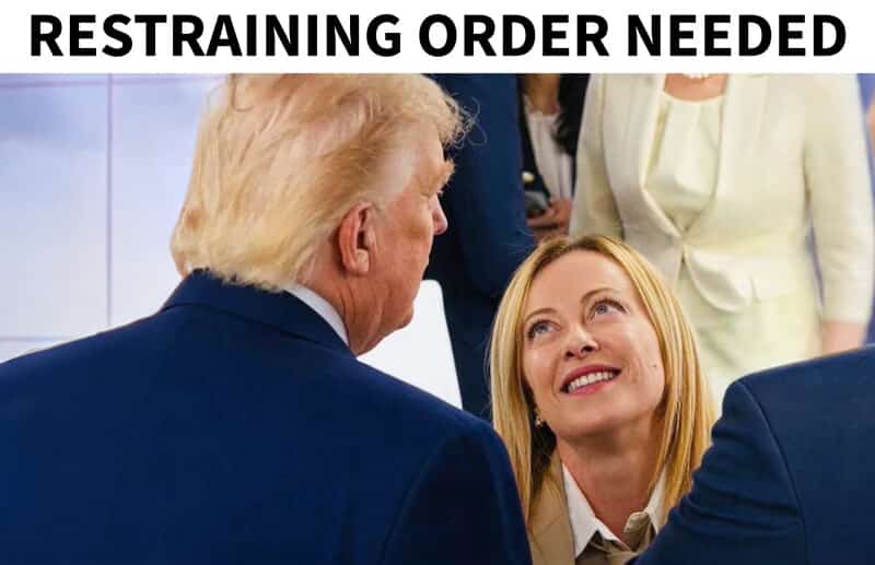 New attack by Donald Trump against Giorgia Meloni