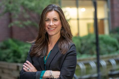 Handshake, blurry background