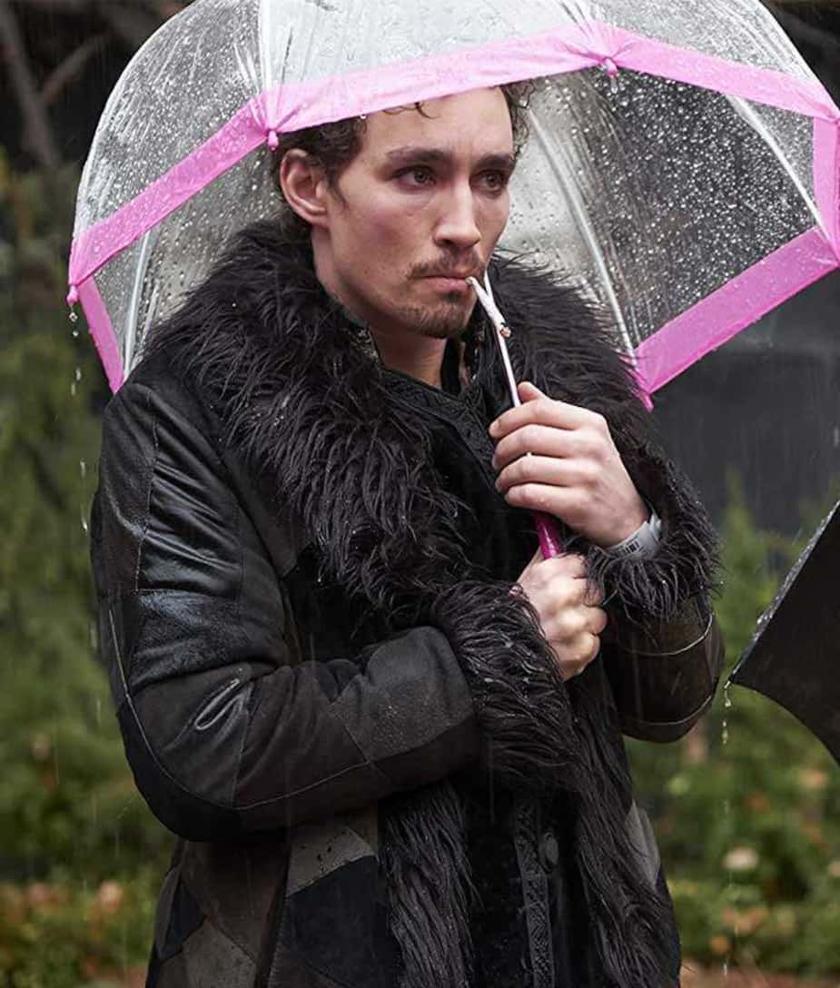 Robert Sheehan, alias Klaus dans Umbrella Academy