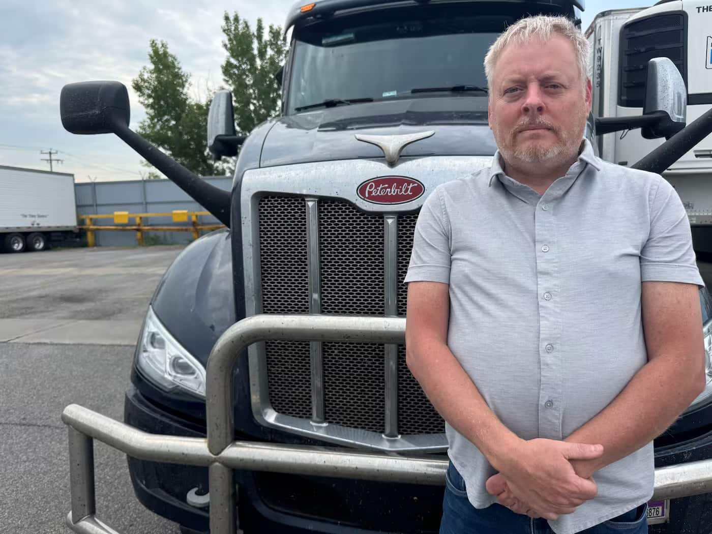 Le président de Truck Stop Québec, Benoît Therrien
